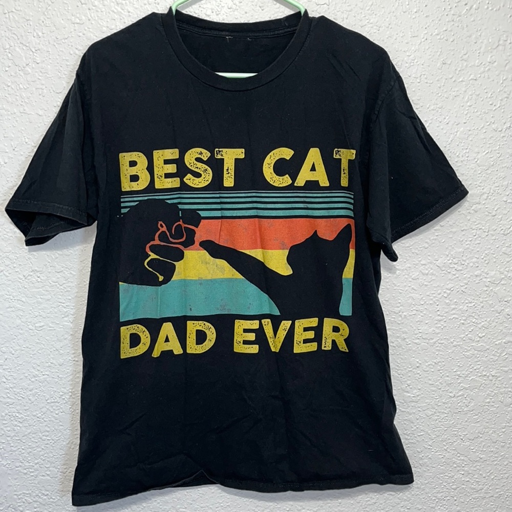 Cat dad men’s shirt